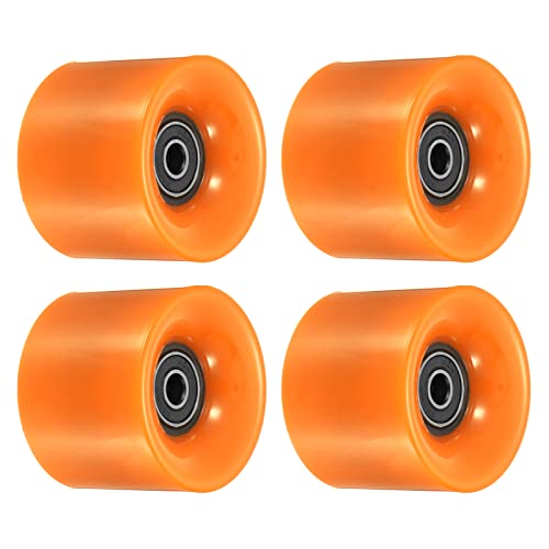PATIKIL 4 Stück 60mm Longboard Rollen mit Lager ABEC-9 Skateboard Rad...