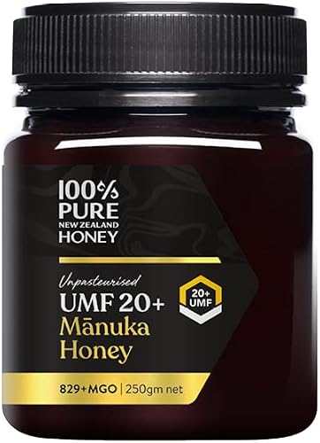 Manuka Honey New Zealand - Certified UMF 20+ (MGO 829+) 100% Pure New Zealand Manuka Honey, New Zealand's Awarded Manuka Honey, 8.8 Ounce (250g) Ultra-Premium, Raw Manuka Honey