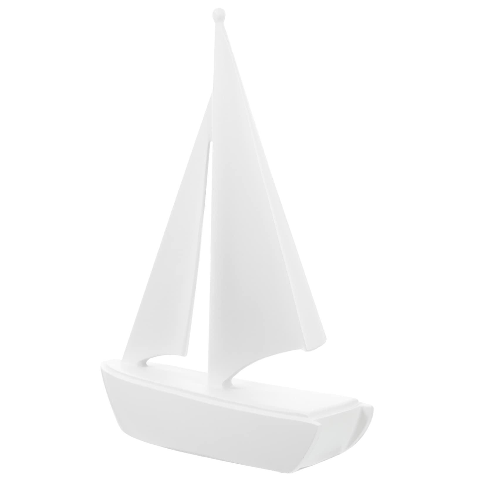 HOODANCOS Resin Sailboat Model for Home and Office Decor Elegant Desktop Sailboat Adornment Present for Nautical Themed Spaces Resin Craftsmanship for Interior