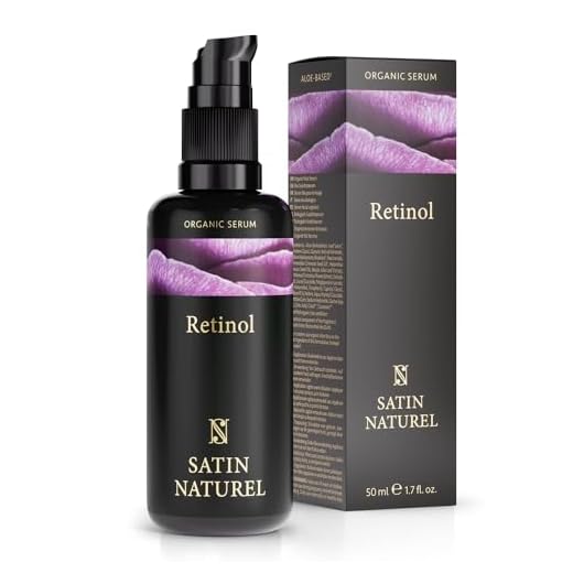 GAGNANT 2019* Sérum Visage Rétinol BIO 50ml - Rétinol 3% & Vitamine C 25% - Acide Hyaluronique, Aloe Vera & Vitamine E - Anti Rides & Anti Cernes Yeux pour Soin après Crème Hydratante Visage