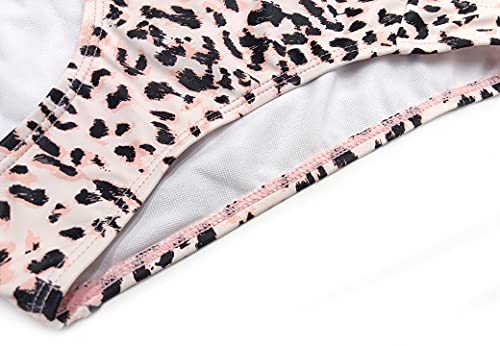 Image of SHEKINI Girls Floral Print Knot Adjustable Bikini Sets Crossback Two Piece Bathing Suit