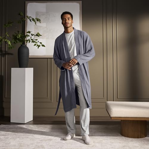 Image of BOLL & BRANCH Dream Robe - 100% Organic Cotton - Ultra Soft, Lightweight, Breathable, and Pre Shrunk - Unisex