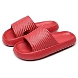Lugar aplicable: interior XKUN Zapatillas de mujer de plataforma gruesa zapatillas de verano playa suave suela sandalias de ocio hombres señoras interior antideslizante zapatos