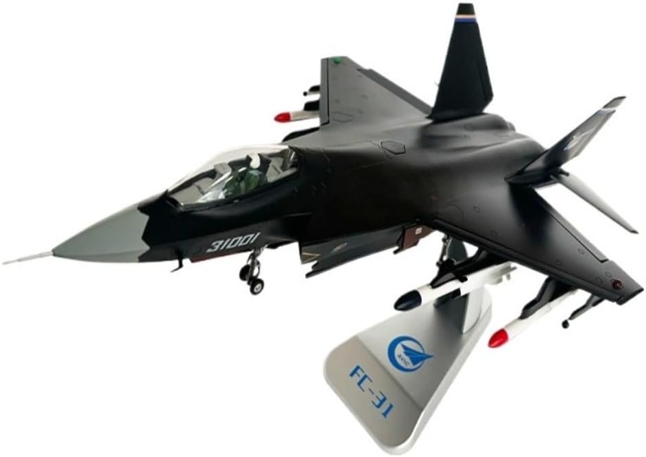 AVIC FC-31 FC31 Chinese Air Force Fighter Aircraft 1/48 Diecast Model New in Stock