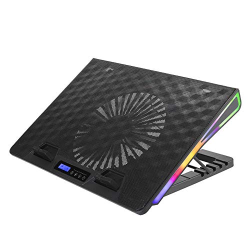 Base para portátil con ventilador y soporte ajustable miniatura 1