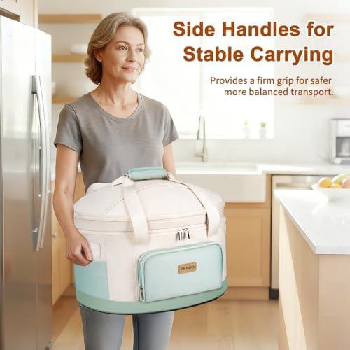 DEEGO Carrying Bag for Crock-Pot 6-8 Quart, 2-Layer Slow Cooker Bags — view 7