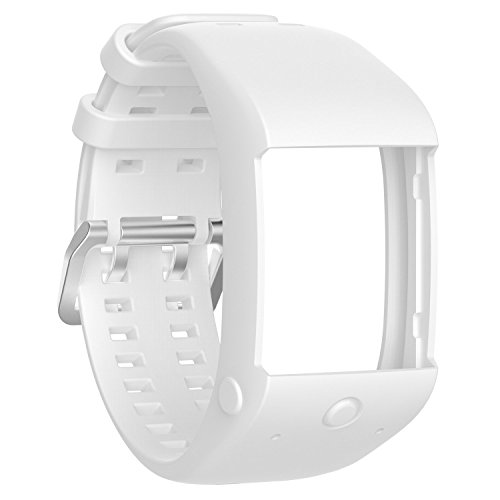 QGHXO Band for Polar M600, Soft Adjustable Silicone Replacement Wrist Watch Band for Polar M600 Watch
