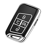 Tukellen for Volkswagen Key Fob Cover, Premium Soft TPU Full Protection Key Fob Case VW Tiguan Atlas Jetta Passat Golf Alltrack Smart Keyless Fob Remote Key (Silver)