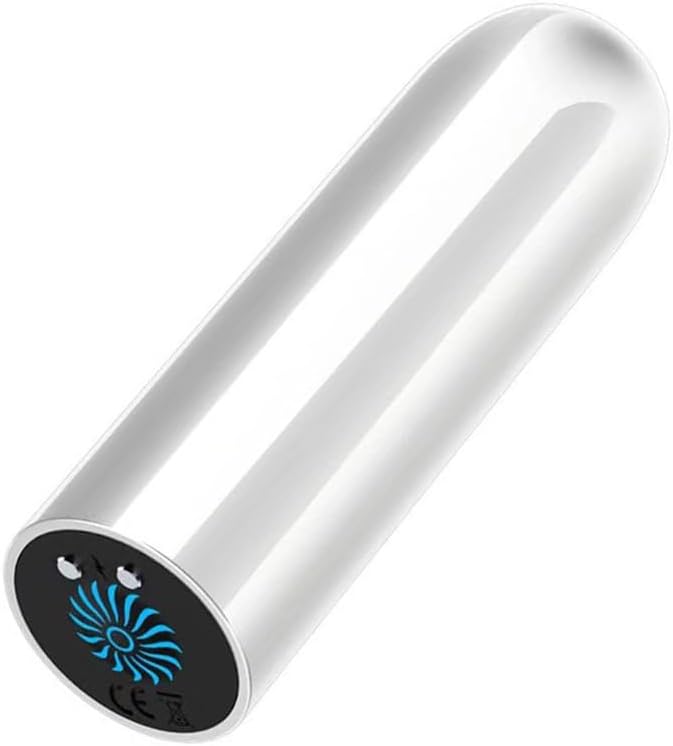 Male and Female Vibrating Massager, G-spot Vibrator with 10 Vibration Modes, Couple Vibrator, Suitable Female or Adult Sex Toys for Couples (Silvery)