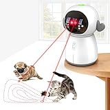 kachewlulu Automatic Laser Toy for Indoor Cats & Dogs - Rechargeable Interactive Laser Cat Toys with Dual Laser Modes, and Motion Activated, Fun for Bored Indoor Adult Cats/Kittens/Dogs