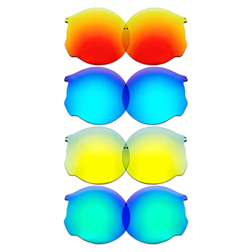 Lentilles Oakley Tailend pour remplacer vos verres rayés avec 4 couleurs de rechange