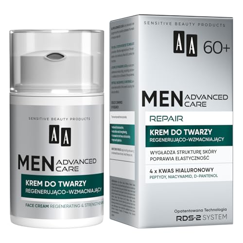 AA Men Advanced Care Repair 60+ crème réparatrice et fortifiante pour le visage 50 ml