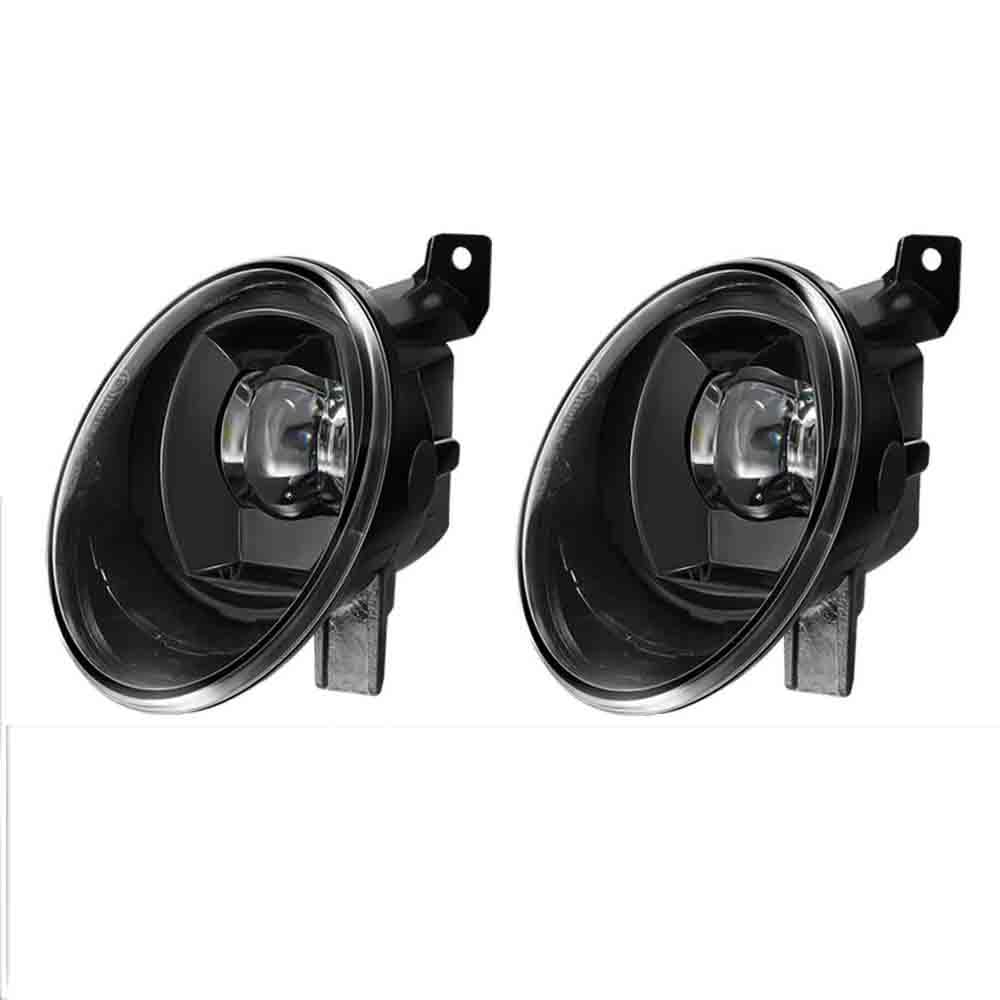 Genérico 2 Luces Antiniebla LED De 30 W Y 8000 Lm Para VW Para Jetta Mk6 (2010-2014), Con Lente Canbus, Luz Diurna, 9006, 12 V Antiniebla Luz Curva(BLANCO)