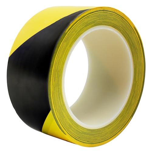 Vigil Floor Marking Tape - Yellow & Black (Hazard) - 33M x 50MM