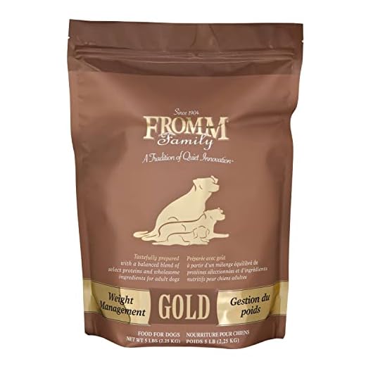 Fromm Weight Management Gold Premium Dry Dog Food - Weight Management Dog Food for Medium & Small Breeds - Turkey Recipe - 5 lb