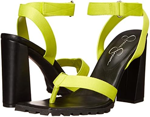 Jessica Simpson Women's Kielne High Heel Sandal Heeled, Limelite, 9 | Image 6