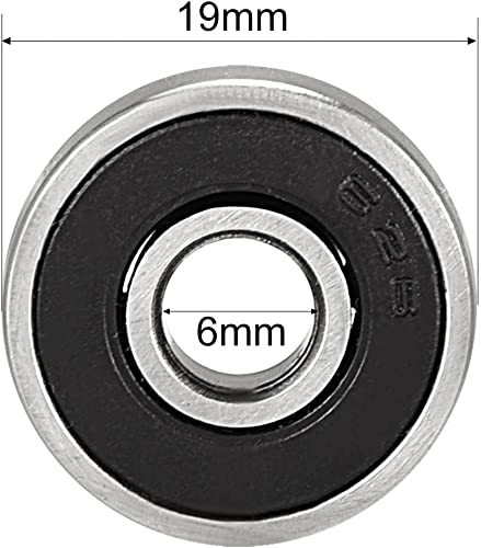 Cuscinetti A Sfera 626-2RS - 5 Pezzi Doppio Sigillati, 6x19x6mm - Foto 2