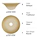 Antique Glass Lamp Shade for Floor lamp, Alabaster Torchiere Lamp Shade Replacement, Floor Lamp Replacement Parts (Antique, 12'')