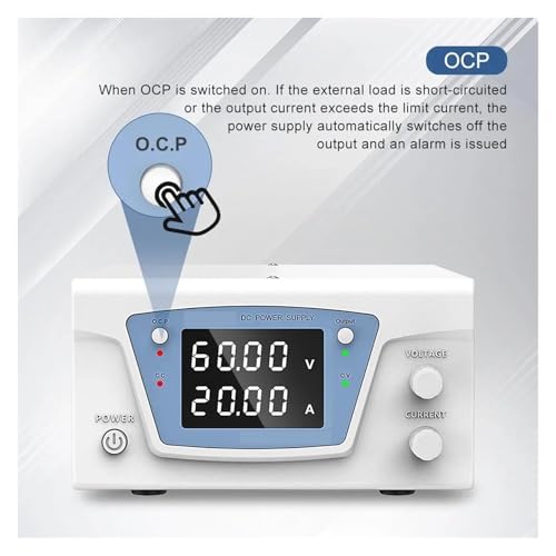 Alimentation CC variable et commutation de laboratoire réglable 0-20A