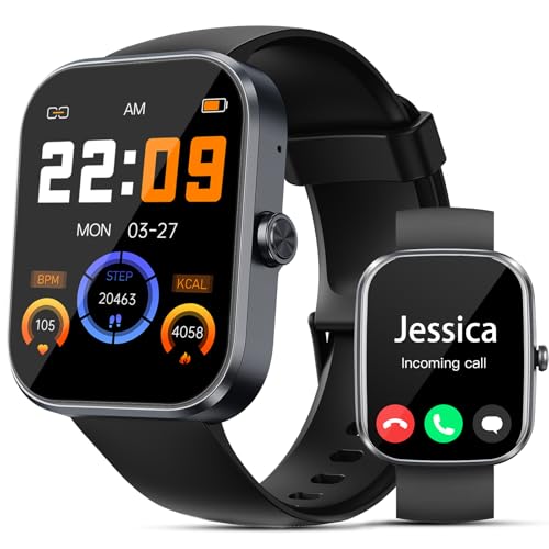 Smart Watch for Men Women, Binineew 1.91" Smartwatches with Bluetooth Call IP68 Waterproof Activity Tracker 112+ Sport Modes Message Reminder Pedometer Fitness Watch for Android iOS