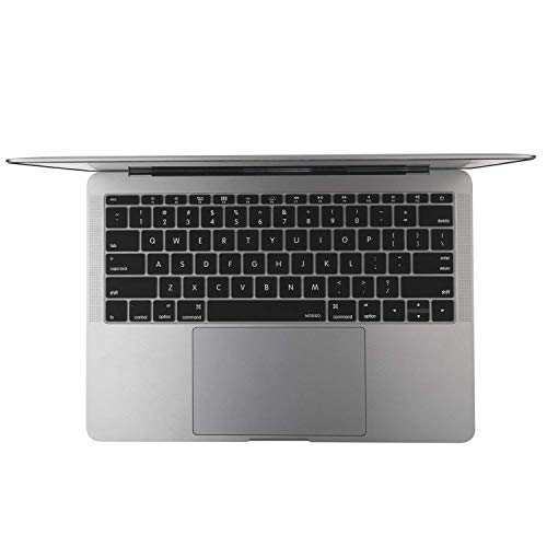 Image of Oaky MacBook Pro 13 inch Without Touch Bar 2017 /2016 Keyboard Protector Keyboard Skin Protector Model - A1708 and MacBook 12 inch A1534 Silicone Black