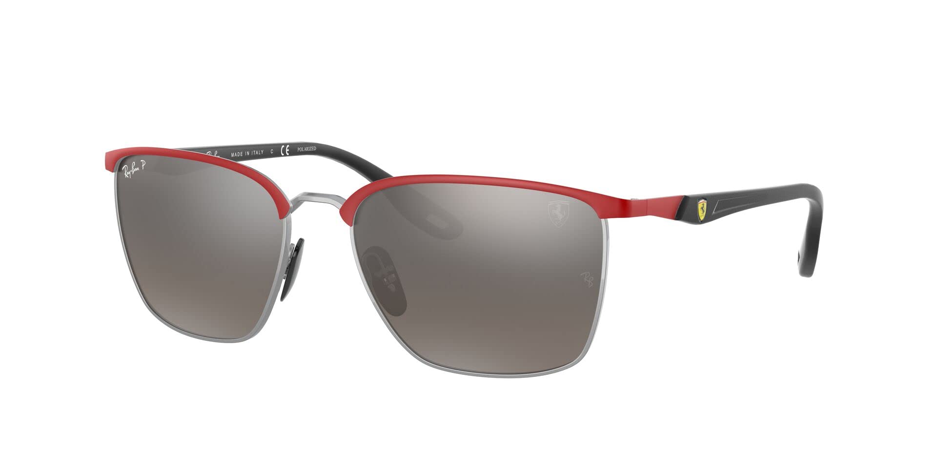 Ray-Ban Unisex Rb3673m Scuderia Ferrari Collection Square Sunglasses