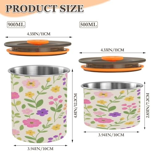 Envase para Café Acero Inoxidable 500ml con Tapa miniatura 2