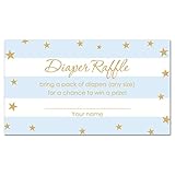 48 Twinkle Twinkle Little Star Diaper Raffles (Blue)