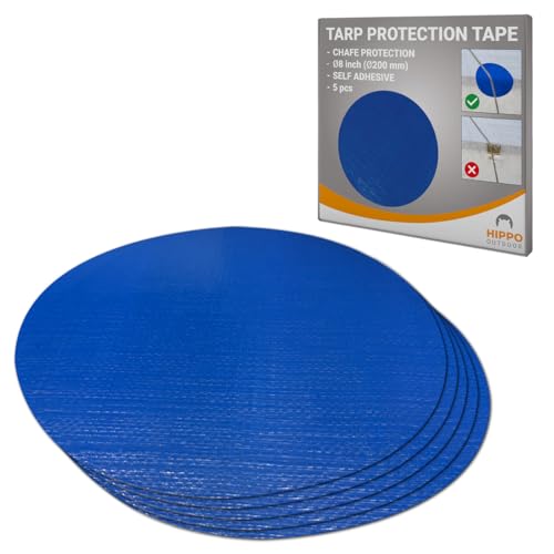Image of Tarpaulin Protection Tape | Strong and Heavy Duty Tape | Protect and Repair Your tarp (Chafe Protection)