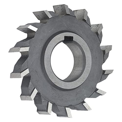 Image of Involute Gear Cutter, Straight Tooth Milling Cutter Disc for Milling Machine High Speed Steel Disk-Shaped Angle Gear Mill Cutter