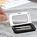 Magnetic Needle Holder Case, Strong Sewing Pin Storage Organizer Box with Clear Lid Secure & Portable Needle Keeper for Sewing Quilting Crafts Bobby Pins Paper Clips (Black)