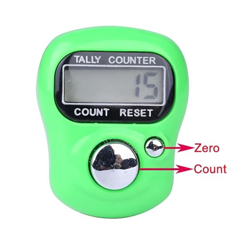 Image of 99999 5 Digit Multiuse Digital Electronic Portable Mini Hand Tally Clicker Counter Finger Ring Mantra Jaap Device Machine Cricket Umpire Counting Zikr Ziker Dhikr (2 1011)