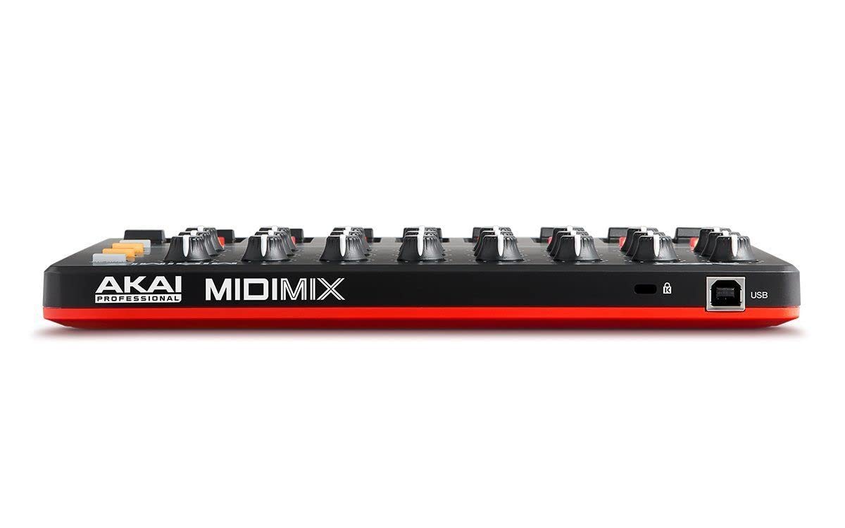 AKAI Professional MidiMix + auriculares HDH40 de M-Audio - Mezclador y controlador MIDI USB con Auriculares de estudio de diseño cerrado para grabación y monitorización en estudio