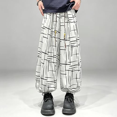 Pantalon d'été décontracté coupe ample pour vacances et loisirs