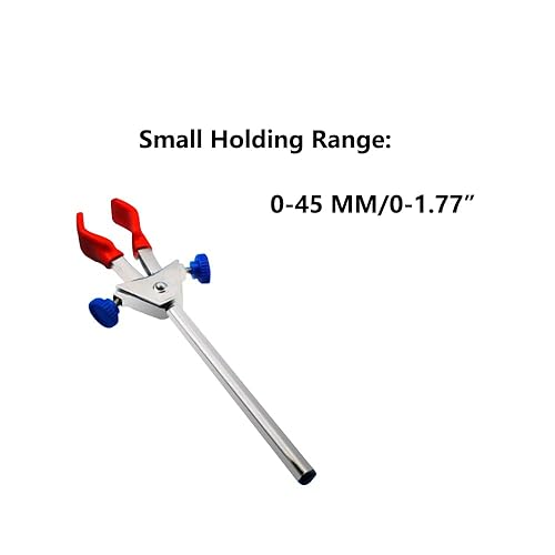 Miniatura 3 de Universal Clip Laboratory Stand Clip Chemistry Flask Prong Rod Jigs Rotary Tool Accessories Titration Table Accessories Test Tube Clamp Round Bottom