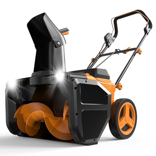 Cordless Snow Blower(No Battery), Compatible with Dewalt 20V Max Battery, 20' Brushless Snow Thrower...