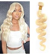 613 Bundles Body Wave Bundles Human Hair 100% Brazilian Hair Bundle 10A Honey Blonde Virgin Bundl...