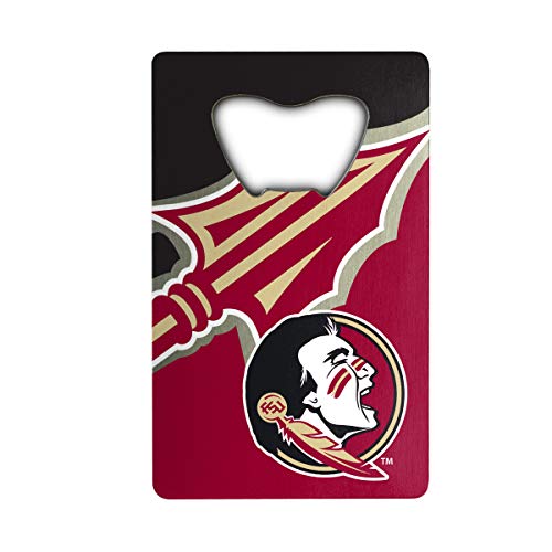 FANMATS 62574 Florida State Seminoles Credit Card Style Bottle Opener - 2” x 3.25