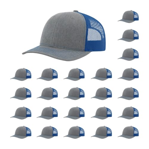 Richardson 112 Classic Six-Panel Adjustable Snapback Trucker Cap | Bulk Packs Available