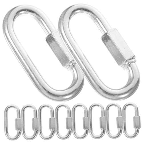 ULTECHNOVO Conector De Corda De Corrente De Mosquetão Conector De Corda Para Redes Conector De Corda