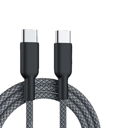 USB Type-C �f�[�^�P�[�u�� PD �}���[�d�ɑΉ� iPhone 17/16/15 �V���[�Y�AiPad�AMatebook�AXperia�AMacBook Pro �Ȃ� �e�� USB-C �@��Ɍ݊�������i2m / �u���b�N�j