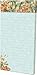 Punch Studio Pastel Butterfly Floral Embellished Magnetic Note Pad with Jewels