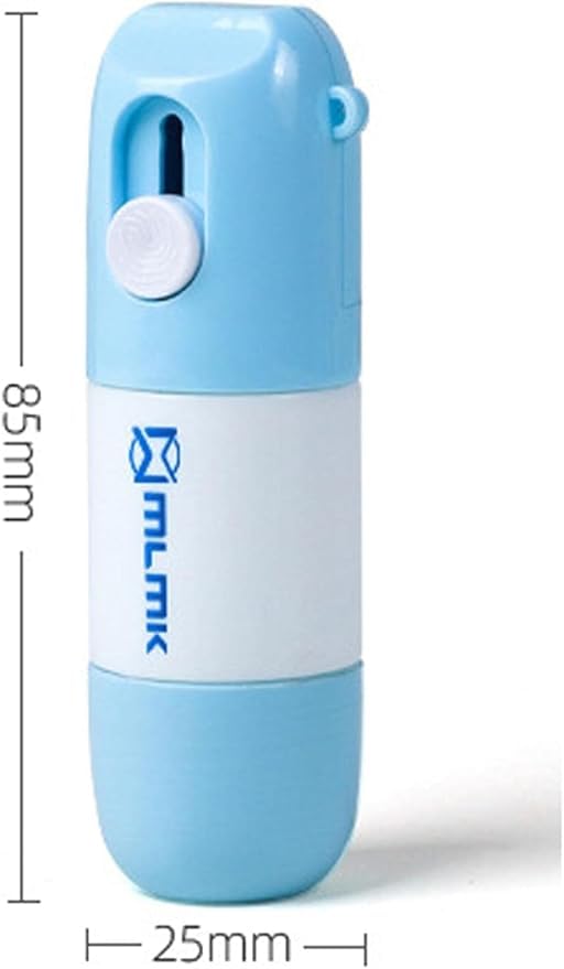 Portible 2 in 1 Paper Correction Fluid with Integrated Cutter | Fast Drying Correction Pen for Quick Office School Writing Edits & Clean Corrections 1