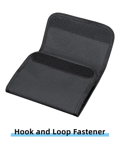 EZshoot 100 Rounds Molle Ammo Pouch for Bullets Ammo Bag Tactical Pouches for Ammo Storage Foldable Cartridge Shell Holder Case Black