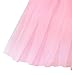 Simplicity Girls' Tutu 4 Layer Tulle Ballet Skirts, Light Pink, 2-8 Years