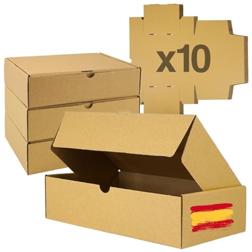 Cajas Carton Pequeñas para Envios 10Pcs | Caja Cartón Regalo | Cajas para Envios de Paquetes | Embalaje para Envíos | Packing Boxes | Cajas de Carton para Mudanzas | Cardboard Boxes 17x16,5x6cm