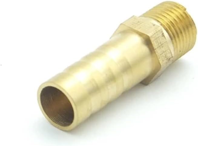 8mm OD Hose x M10x1 Metric Male Thread Brass Barbed Pipe Fitting Coupler Connector Splicer For Fuel Gas Water Plumbing Fittings