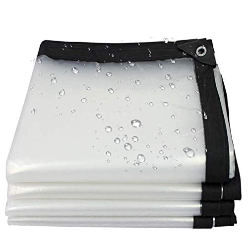 Cubierta de lona impermeable de 7 pies x 10 pies para evitar humedad en jardín 2