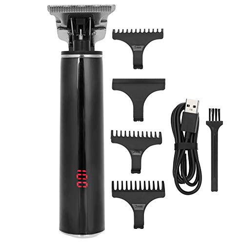 Tondeuse à cheveux électrique avec écran LCD et lames de finition