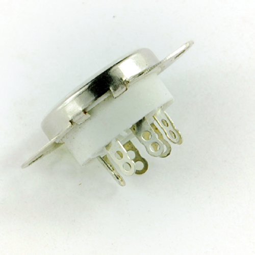 Cary 4Pcs 8Pin Ceramics Vaccum Tube Sockets Kt88 6550 El34 6Sn7 Audio Tube Amps #TOP2